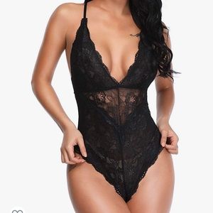 Black Lace Bodysuit